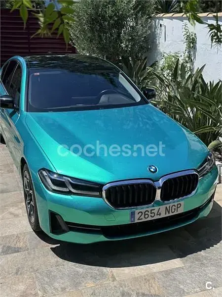 Usado BMW 520 M Sport 184 CV (135 kW) 2021 Verde Berlina