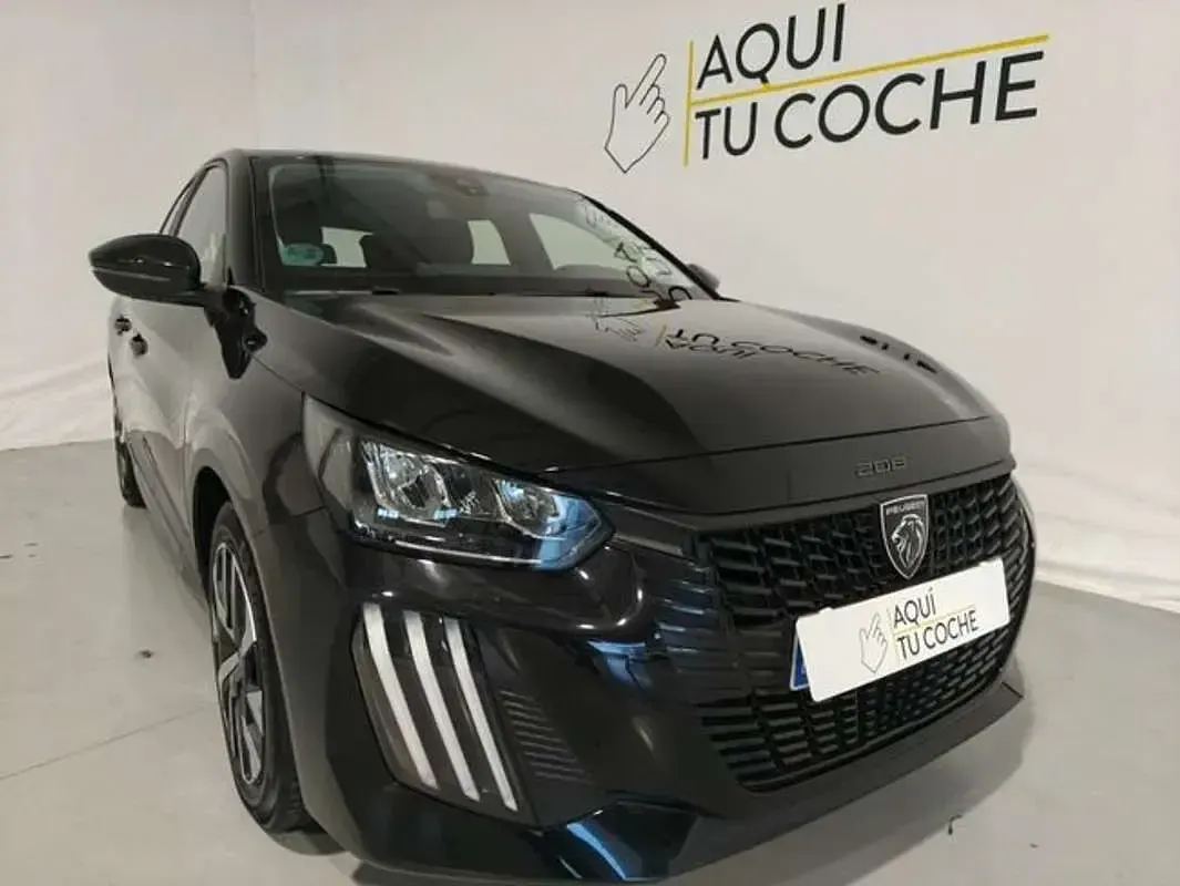 Usado Peugeot 208 Style 101 CV (74 kW) 2024 Negro Utilitario