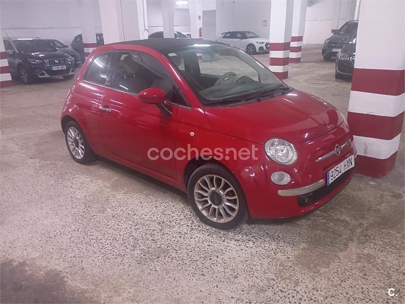 Usado Fiat 500C 69 CV (50 kW) 2013 Rojo Descapotable