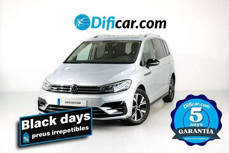Amarillo Usado 2020 VW Touran R-line Monovolumen | 26.990 € - Imagen 1/4