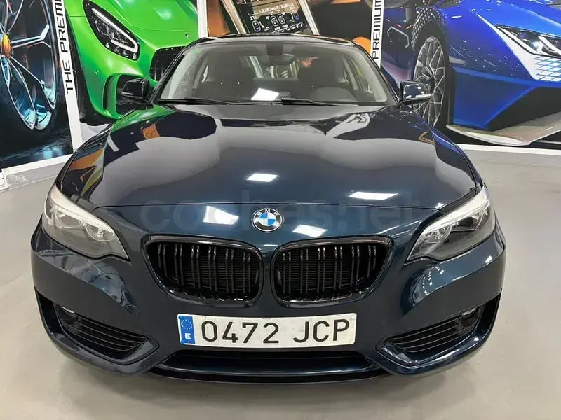 Usado BMW 218 Sport Line 150 CV (110 kW) 2016 Azul Coupe