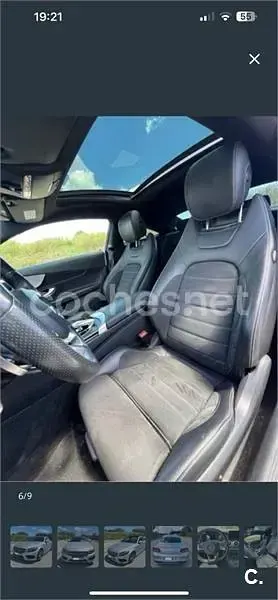 Usado Mercedes C220 170 CV (125 kW) 2018 Gris / plata Coupe