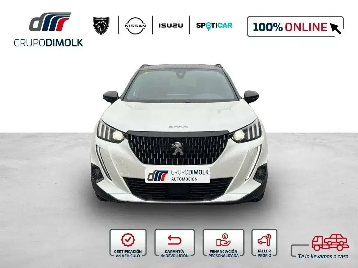 Usado Peugeot 2008 GT-line 130 CV (95 kW) 2020 Blanco SUV
