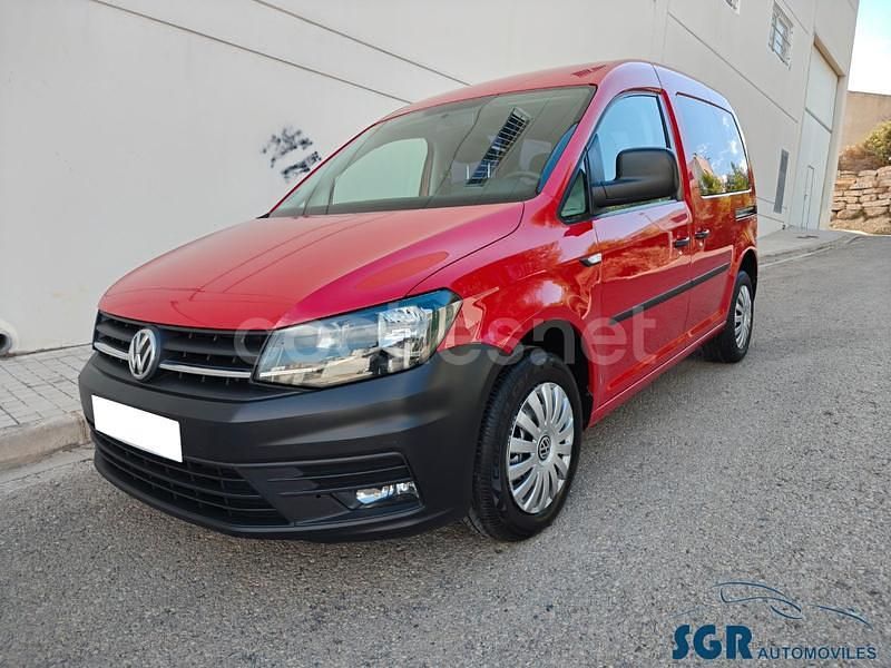 Rojo Usado 2020 VW Caddy Trendline Monovolumen | 15.900 € (Precio justo) - Imagen 1/4