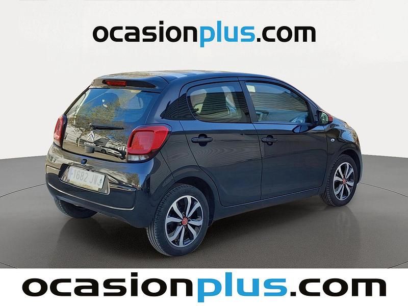 Usado Citroën C1 Feel 82 CV (60 kW) 2017 Negro Utilitario