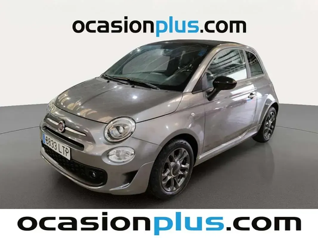 Usado Fiat 500C Connect 71 CV (52 kW) 2021 Gris Descapotable