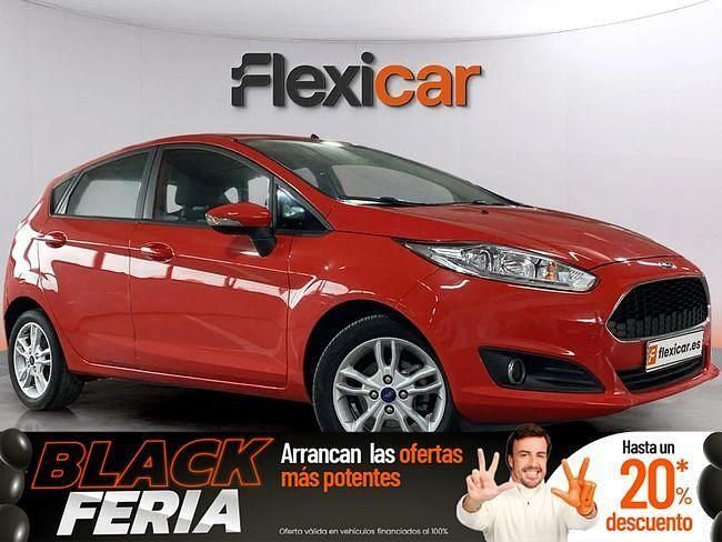 Rojo Usado 2017 Ford Fiesta Trend Berlina | 11.990 € (Precio justo) - Imagen 1/4