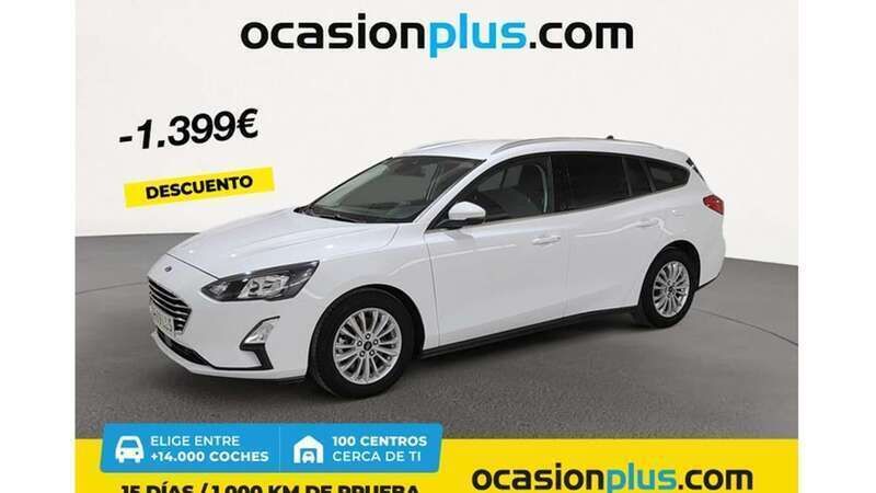 Blanco Usado 2020 Ford Focus Titanium Familiar | 13.991 € (Buen precio) - Imagen 1/4