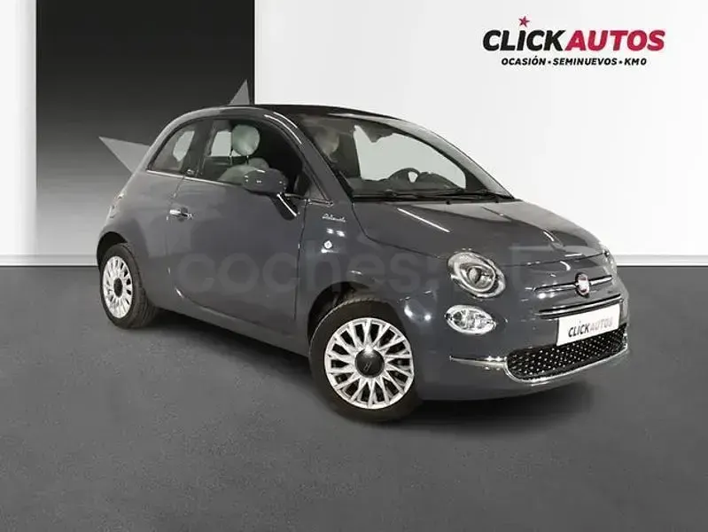 Usado Fiat 500C Dolcevita 70 CV (51 kW) 2022 Gris / plata Descapotable