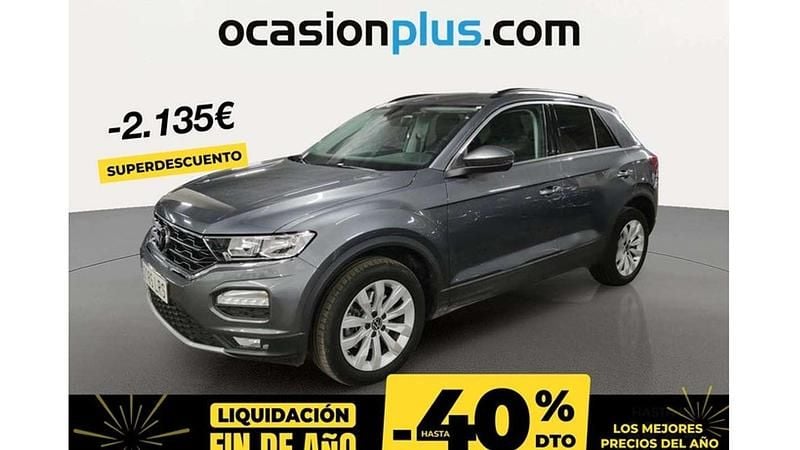 Gris Usado 2021 VW T-Roc Advance SUV | 20.880 € (Super precio) - Imagen 1/4