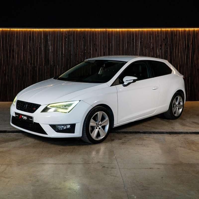 Usado Seat Leon SC FR 150 CV (110 kW) 2013 Blanco Utilitario