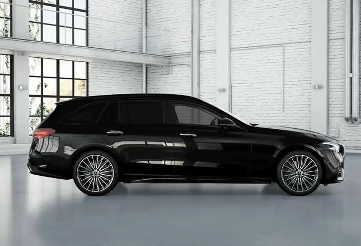Usado Mercedes C220 199 CV (146 kW) 2022 Negro Familiar