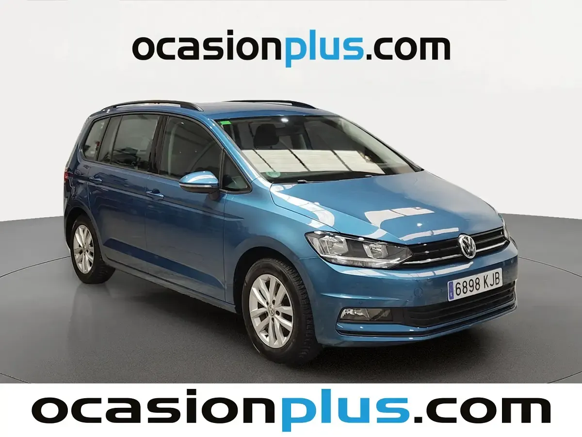 Usado VW Touran Edition 110 CV (80 kW) 2018 Azul Monovolumen