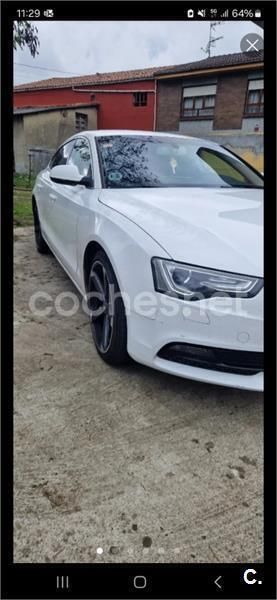 Usado Audi A5 Sportback 177 CV (130 kW) 2012 Blanco Utilitario