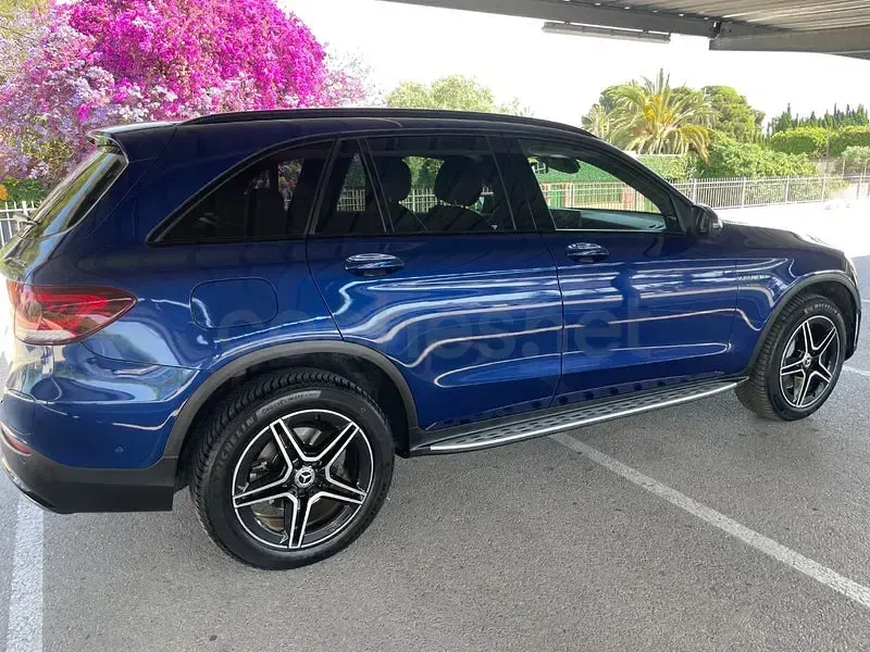 Usado Mercedes GLC300e 306 CV (225 kW) 2021 Azul SUV