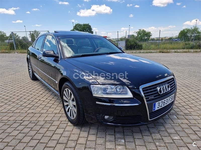 Usado Audi A8 233 CV (171 kW) 2007 Negro Berlina