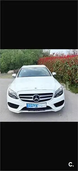 Usado Mercedes C220 AMG 170 CV (125 kW) 2017 Blanco Familiar