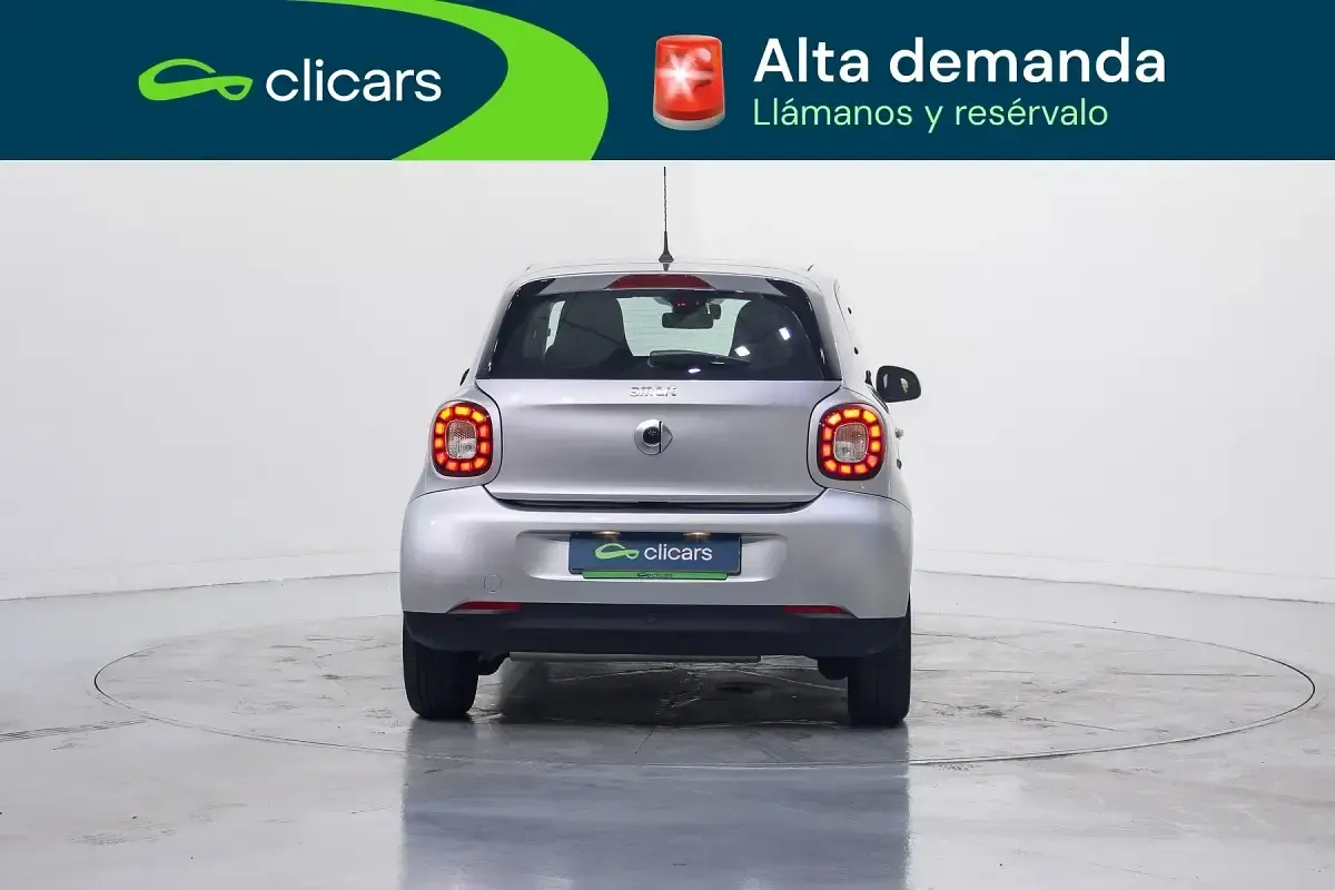 Usado Smart ForFour Prime 71 CV (52 kW) 2017 Gris / plata Utilitario