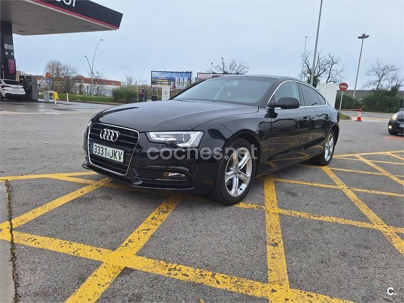 Negro Usado 2015 Audi A5 Sportback Advanced Utilitario | 15.300 € (Super precio) - Imagen 1/4