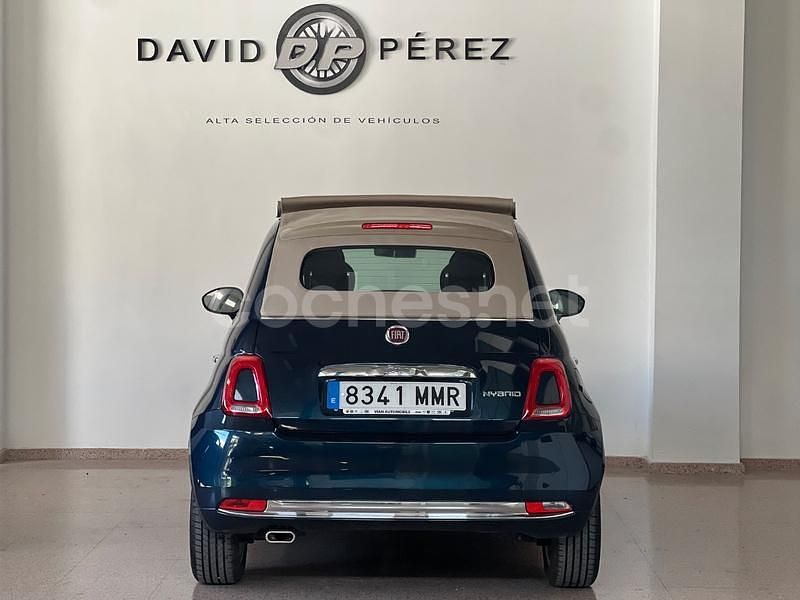 Usado Fiat 500C 70 CV (51 kW) 2024 Azul Descapotable