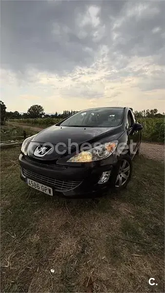 Usado Peugeot 308 Sport 90 CV (66 kW) 2009 Negro Berlina