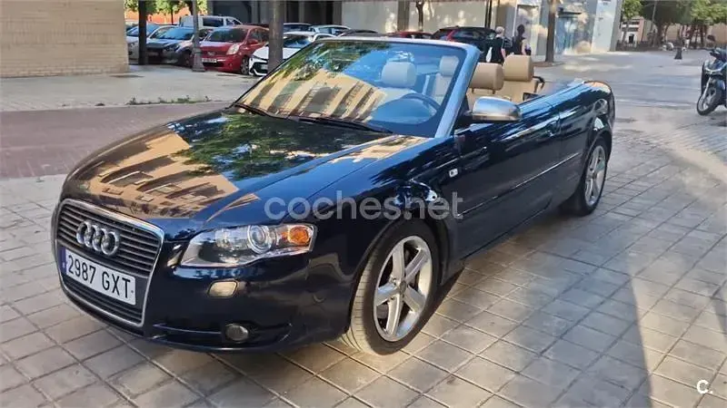Usado Audi A4 Cabriolet 180 CV (132 kW) 2008 Azul Descapotable