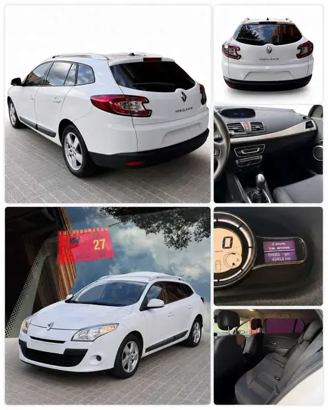 Usado Renault Mégane III Dynamique 110 CV (80 kW) 2010 Blanco Utilitario