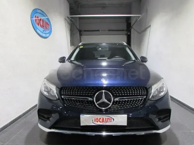Usado Mercedes GLC250 211 CV (155 kW) 2018 Azul SUV