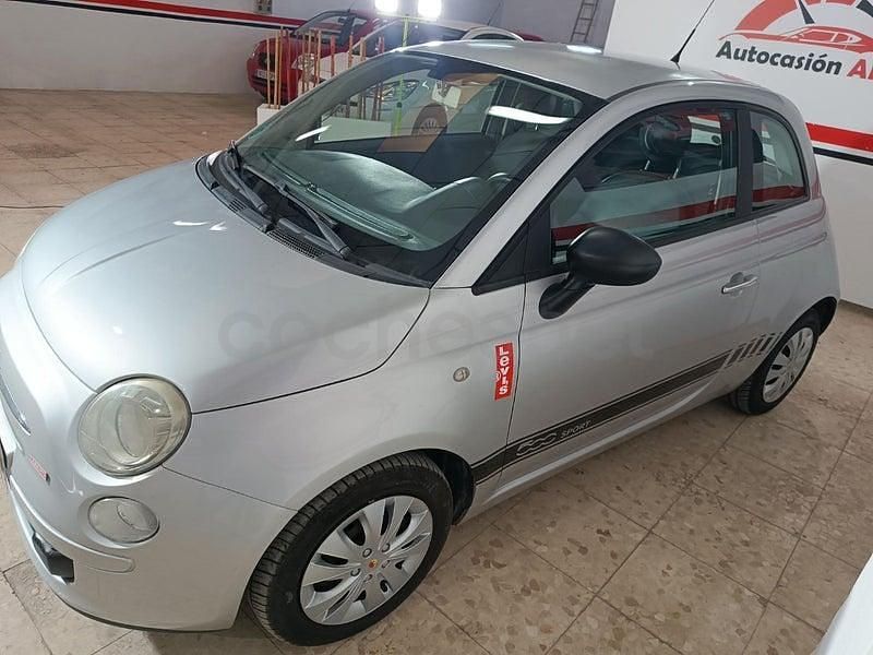 Usado Fiat 500 Pop 69 CV (50 kW) 2009 Gris / plata Descapotable