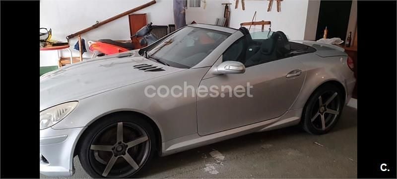 Usado Mercedes SLK350 272 CV (200 kW) 2004 Gris / plata Descapotable