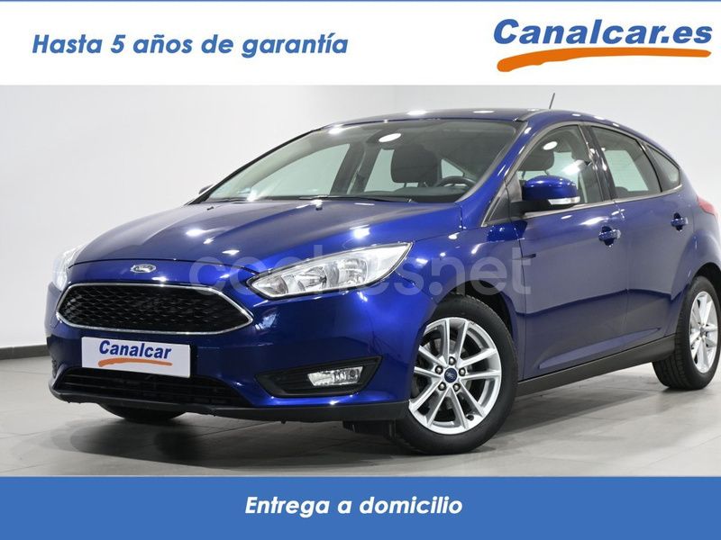 Azul Usado 2018 Ford Focus Trend+ Berlina | 13.590 € (Precio justo) - Imagen 1/4