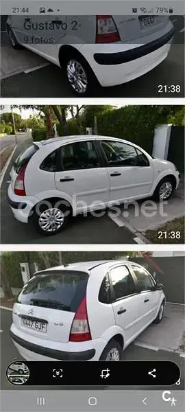Usado Citroën C3 70 CV (51 kW) 2009 Negro Berlina