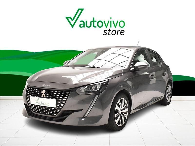 Usado Peugeot 208 Active 75 CV (55 kW) 2020 Gris Utilitario