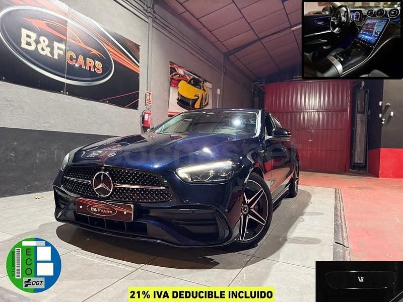 Usado Mercedes C220 194 CV (142 kW) 2022 Azul Berlina