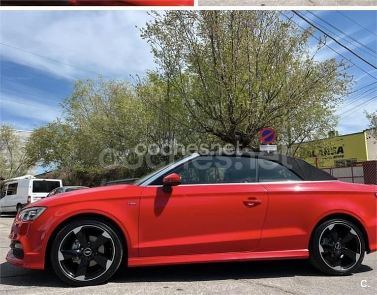 Usado Audi A3 Cabriolet Ambiente 150 CV (110 kW) 2014 Rojo Descapotable