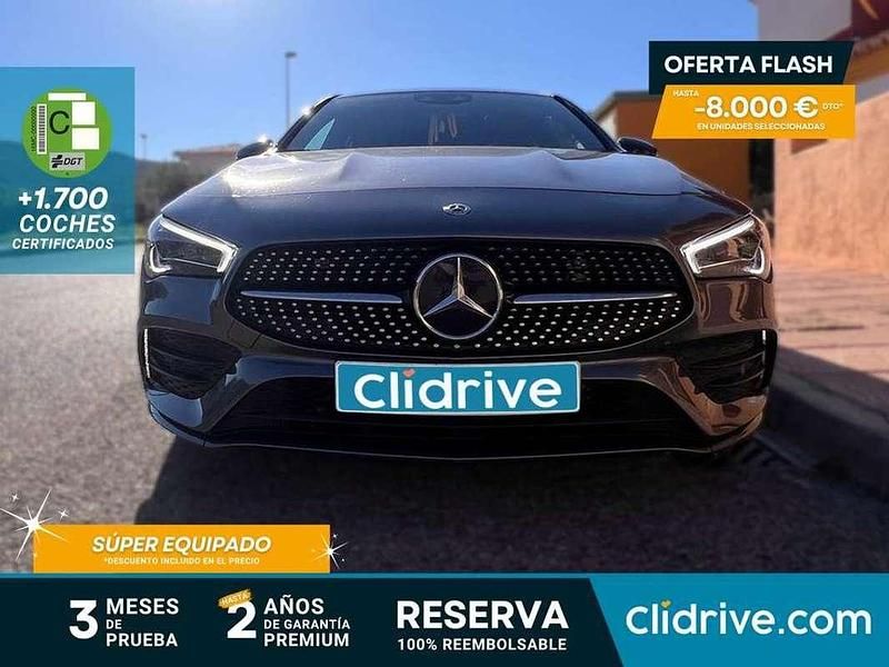 Gris Usado 2020 Mercedes CLA200 Shooting Brake Familiar | 26.690 € (Buen precio) - Imagen 1/4