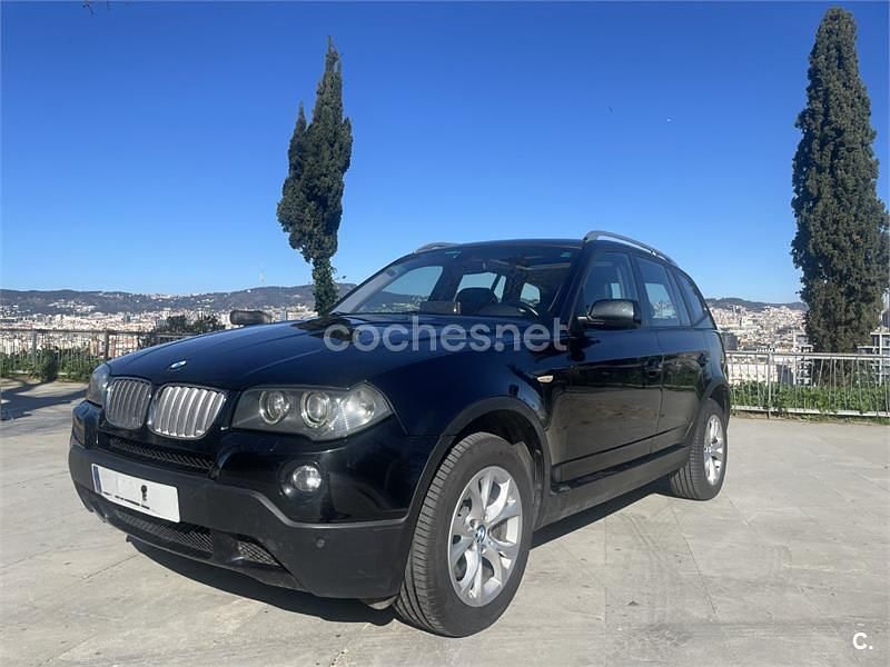 Usado BMW X3 177 CV (130 kW) 2009 Negro SUV