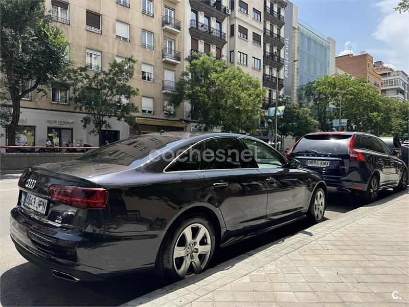 Usado Audi A6 190 CV (139 kW) 2016 Negro Berlina