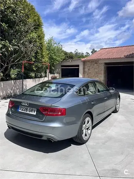 Usado Audi A5 Sportback 180 CV (132 kW) 2009 Gris / plata Utilitario