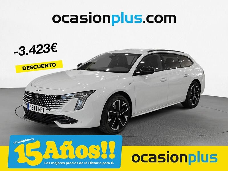 Blanco Usado 2024 Peugeot 508 GT Familiar | 25.950 € (Precio justo) - Imagen 1/4