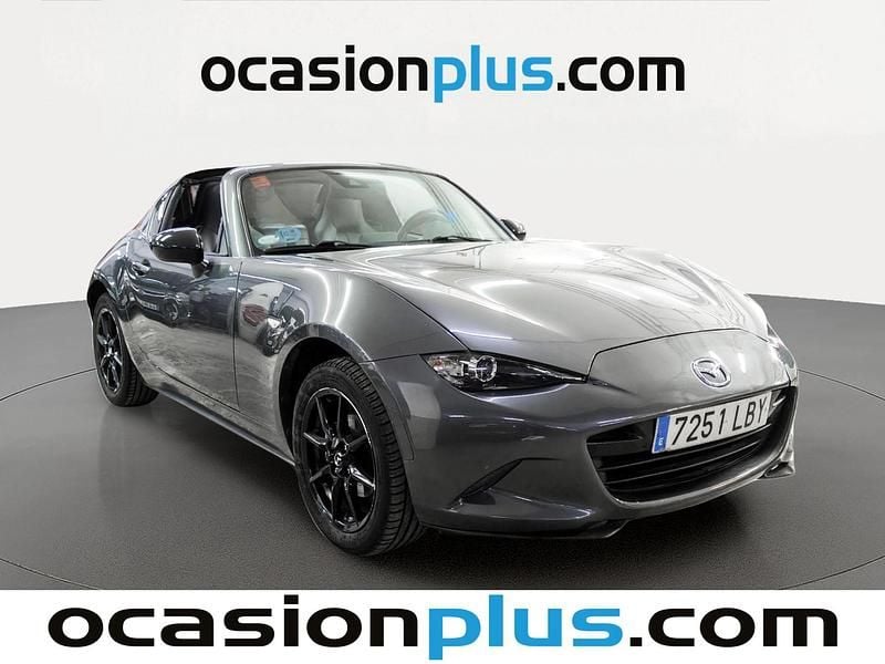 Usado Mazda MX5 132 CV (97 kW) 2019 Gris Descapotable