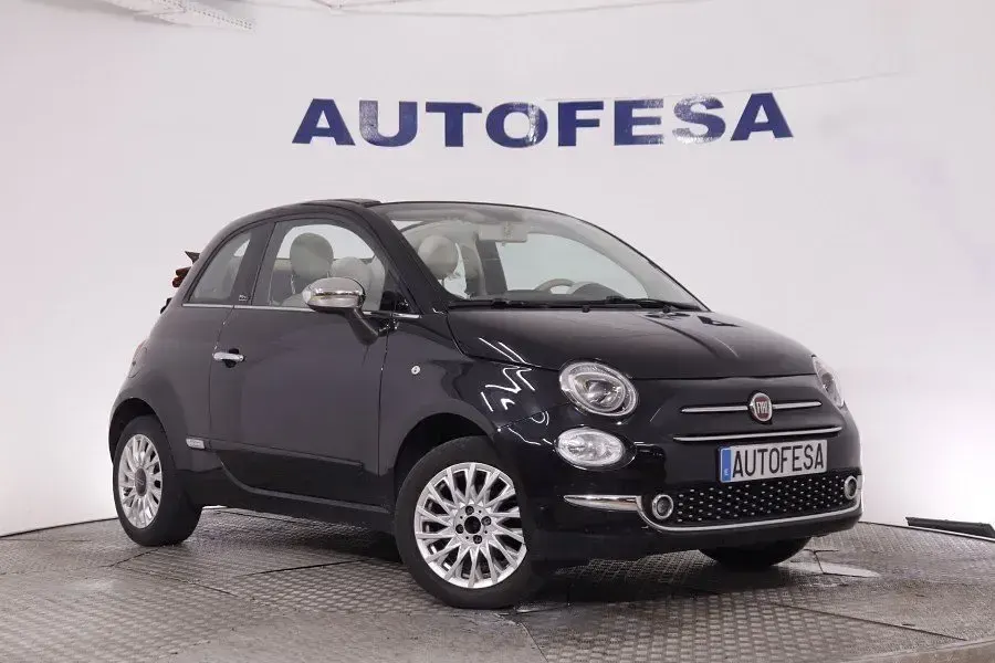 Usado Fiat 500 Lounge 69 CV (50 kW) 2018 Negra Utilitario