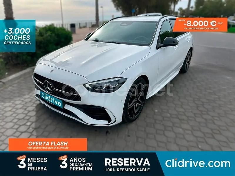 Blanco Usado 2024 Mercedes C220 Familiar | 42.890 € (Buen precio) - Imagen 1/3