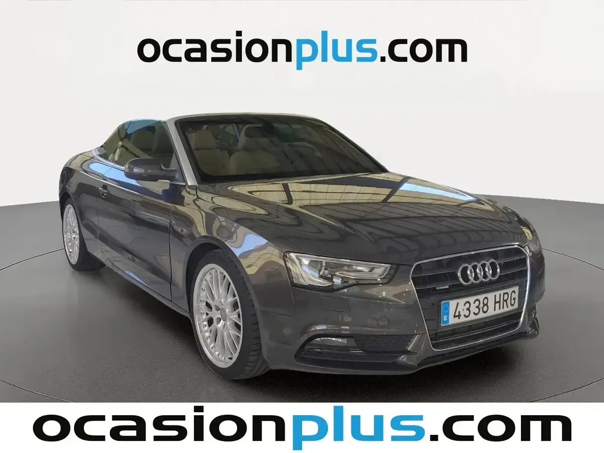 Usado Audi A5 Cabriolet 245 CV (180 kW) 2013 Gris Descapotable