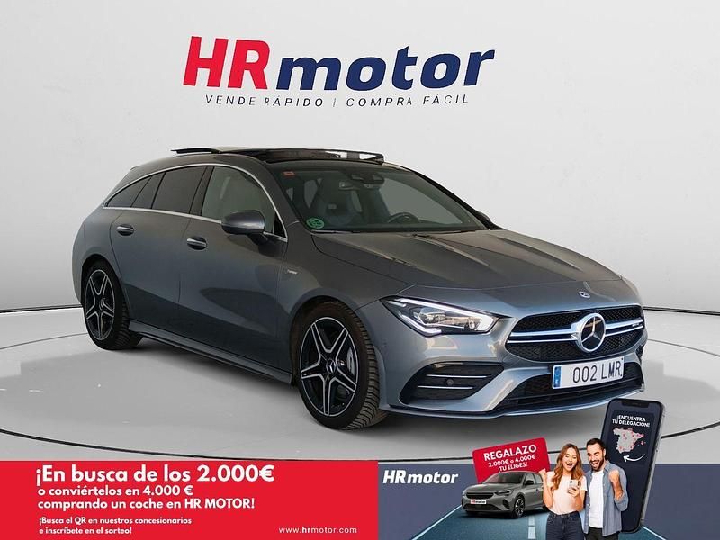 Gris Usado 2021 Mercedes CLA35 AMG AMG Berlina | 42.490 € - Imagen 1/4