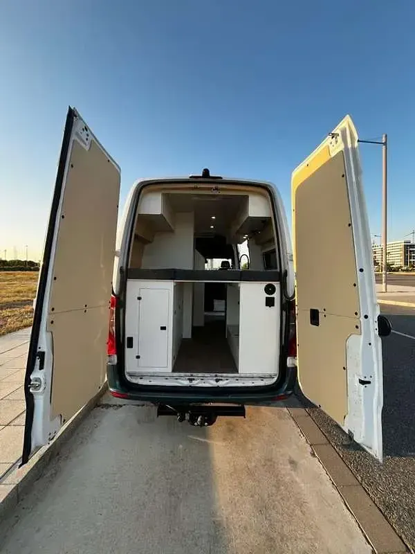 Usado Mercedes Sprinter 113 CV (83 kW) 2019 Verde Van