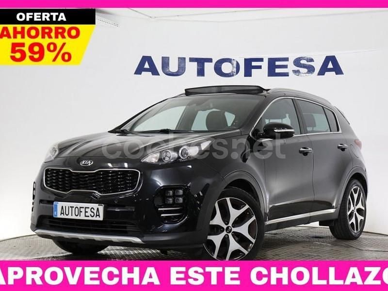 Negro Usado 2017 Kia Sportage GT-Line SUV | 16.350 € (Precio justo) - Imagen 1/4