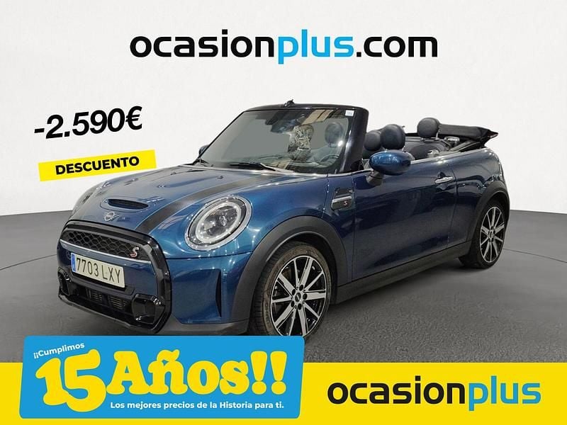 Azul Usado 2022 Mini Cooper S Cabriolet Descapotable | 28.490 € (Precio justo) - Imagen 1/4