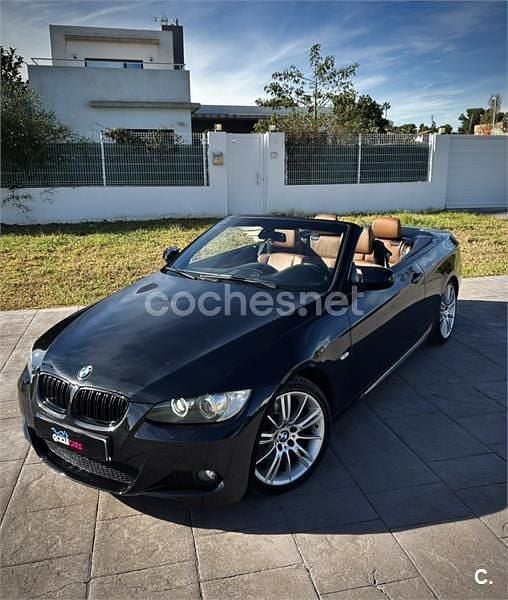 Negro Usado 2009 BMW 320 Cabriolet Shadowline Descapotable | 12.500 € (Precio justo) - Imagen 1/4