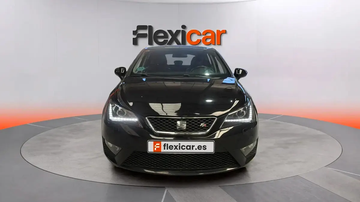 Usado Seat Ibiza FR 90 CV (66 kW) 2017 Negro Berlina